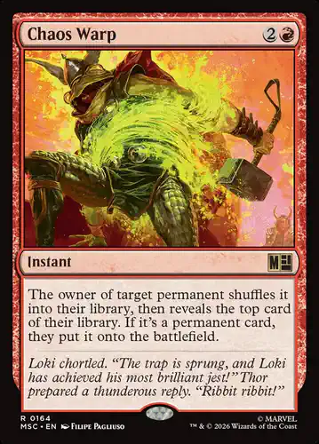 Chaos Warp - msc Spoiler