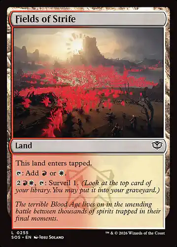 Fields of Strife - sos Spoiler