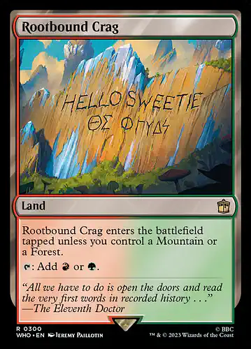 Rootbound Crag - who Spoiler