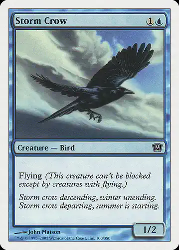 Storm Crow - 9ed Spoiler