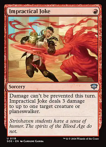 Impractical Joke - sos Spoiler