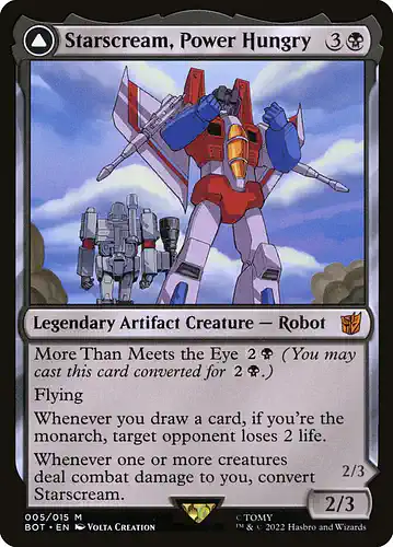 Starscream, Power Hungry - bot Spoiler
