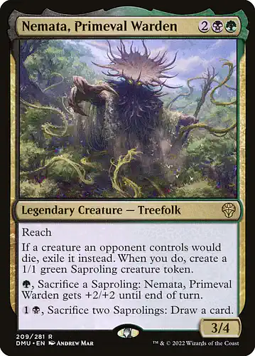 Nemata, Primeval Warden - dmu Spoiler