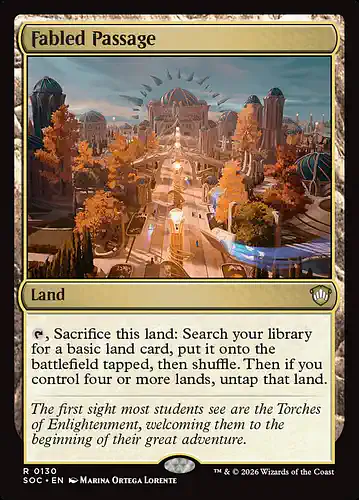 Fabled Passage - soc Spoiler