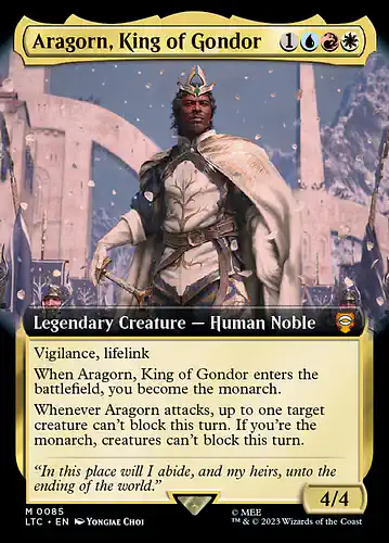 Aragorn, King of Gondor - ltc Spoiler