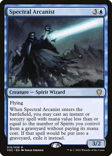 Spectral Arcanist - voc Spoiler