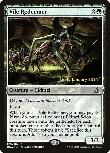 Vile Redeemer - ogw Spoiler