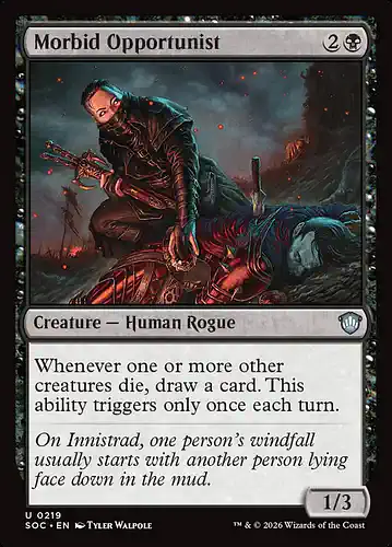Morbid Opportunist - soc Spoiler
