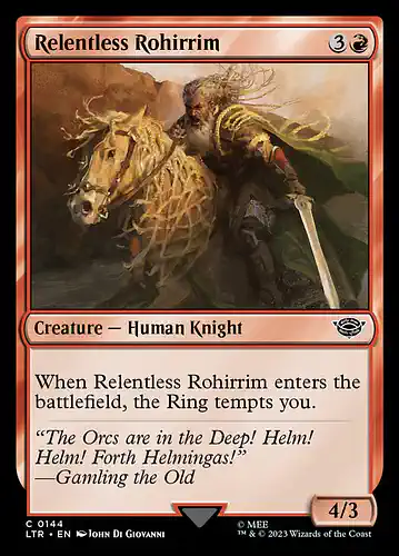 Relentless Rohirrim - ltr Spoiler