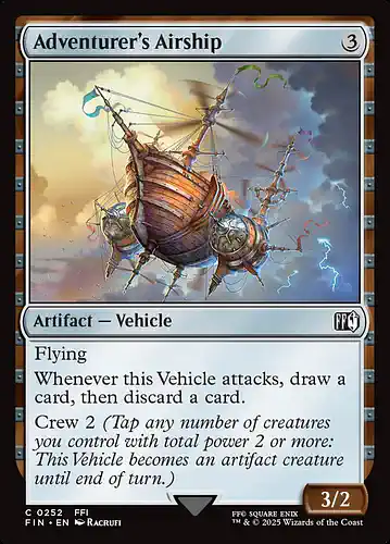 Adventurer's Airship - fin Spoiler
