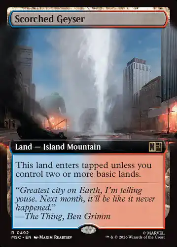 Scorched Geyser - msc Spoiler