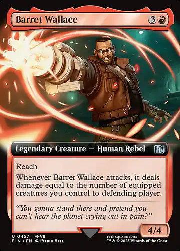 Barret Wallace - fin Spoiler