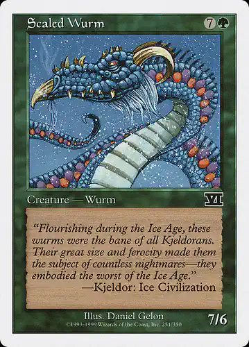 Scaled Wurm - 6ed Spoiler