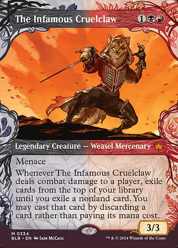 The Infamous Cruelclaw - blb Spoiler