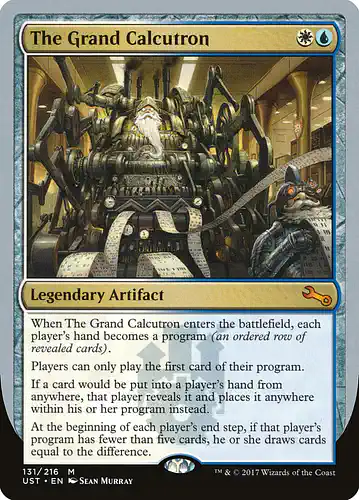 The Grand Calcutron - ust Spoiler