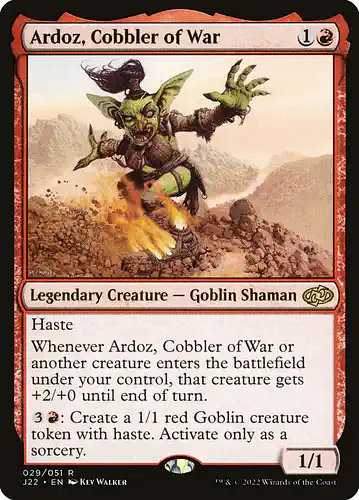 Ardoz, Cobbler of War - j22 Spoiler