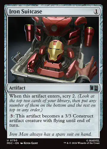 Iron Suitcase - msc Spoiler