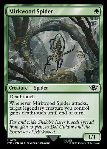 Mirkwood Spider - ltr Spoiler