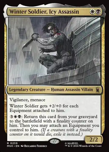 Winter Soldier, Icy Assassin - msh Spoiler