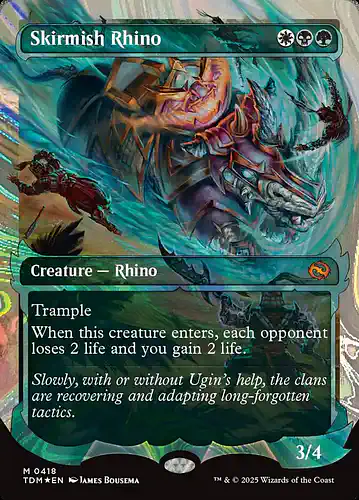 Skirmish Rhino - tdm Spoiler