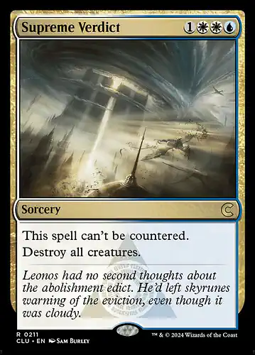 Supreme Verdict - clu Spoiler