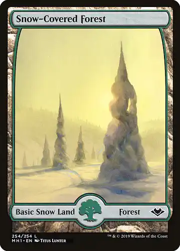 Snow-Covered Forest - mh1 Spoiler