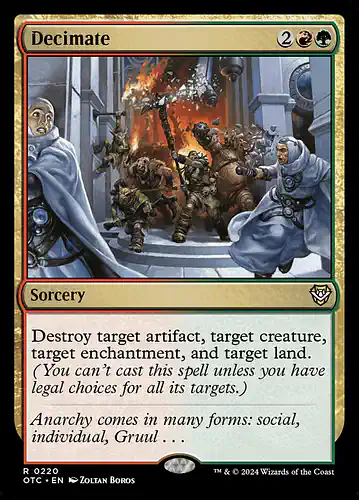 Decimate - otc Spoiler