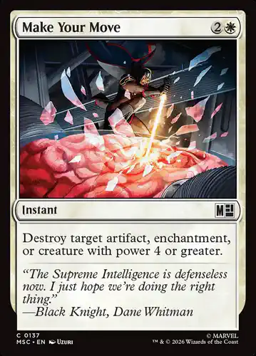 Make Your Move - msc Spoiler