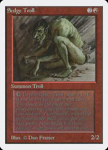 Sedge Troll - 2ed Spoiler
