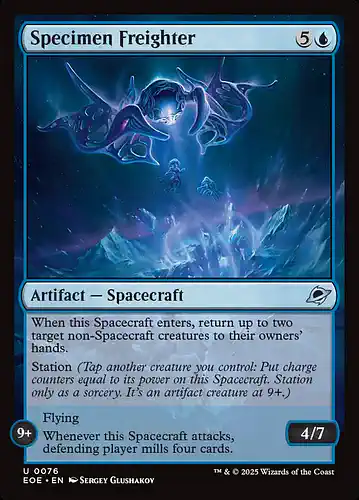 Specimen Freighter - eoe Spoiler