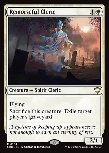 Remorseful Cleric - soc Spoiler