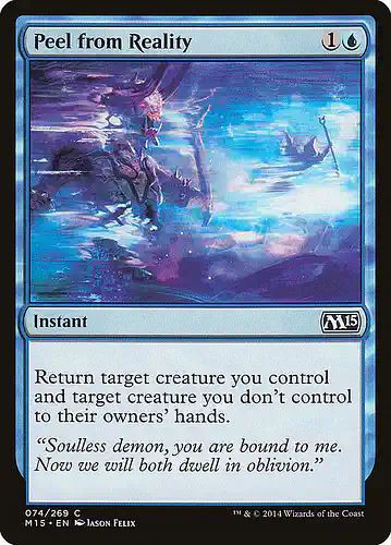 Peel from Reality - m15 Spoiler