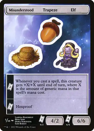 Misunderstood Trapeze Elf - unf Spoiler