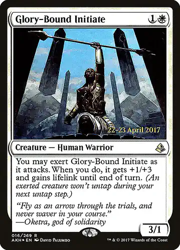 Glory-Bound Initiate - akh Spoiler