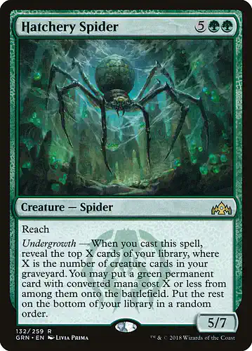 Hatchery Spider - grn Spoiler