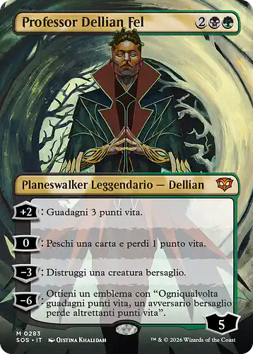 Professor Dellian Fel - sos Spoiler