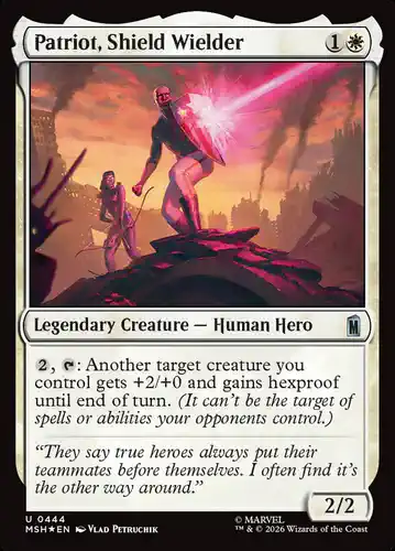 Patriot, Shield Wielder - msh Spoiler