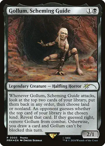 Gollum, Scheming Guide - ltr Spoiler