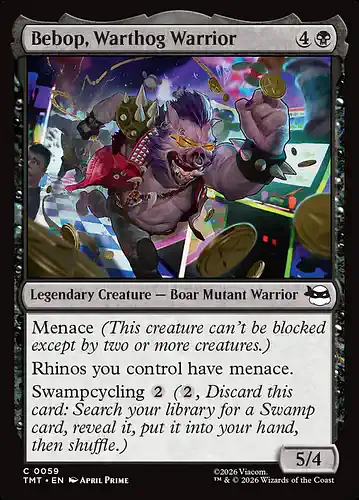 Bebop, Warthog Warrior - tmt Spoiler