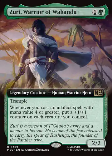 Zuri, Warrior of Wakanda - msc Spoiler