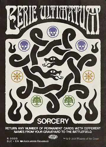 Eerie Ultimatum - slc Spoiler