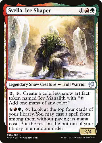 Svella, Ice Shaper - khm Spoiler