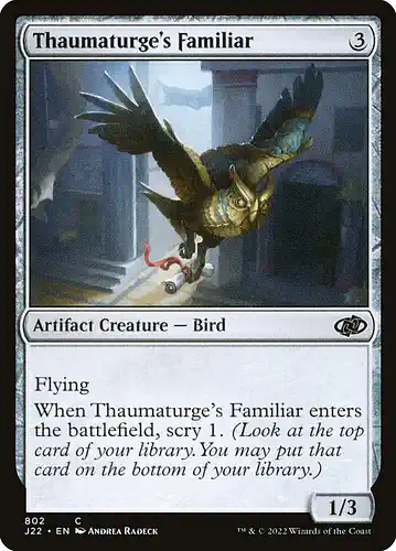 Thaumaturge's Familiar - j22 Spoiler