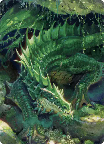 Lurking Green Dragon - clb Spoiler