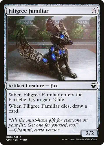 Filigree Familiar - cmr Spoiler