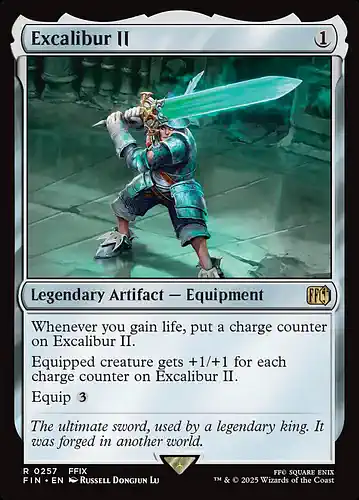 Excalibur II - fin Spoiler
