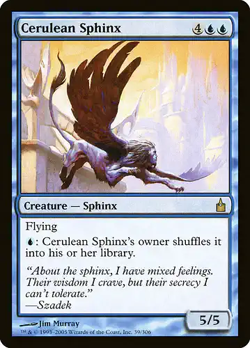 Cerulean Sphinx - rav Spoiler