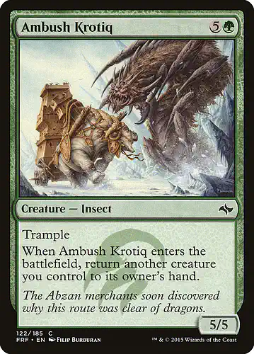 Ambush Krotiq - frf Spoiler