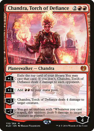 Chandra, Torch of Defiance - kld Spoiler