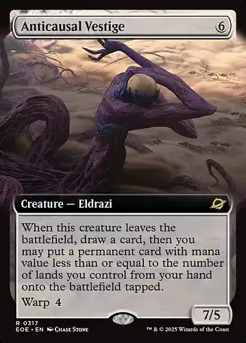 Anticausal Vestige - eoe Spoiler